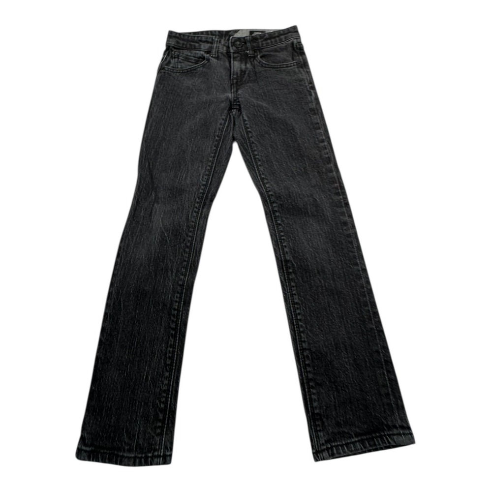 VOLCOM Vorta Slim Straight Jeans Black‎ Denim Size 23 / 10 Years